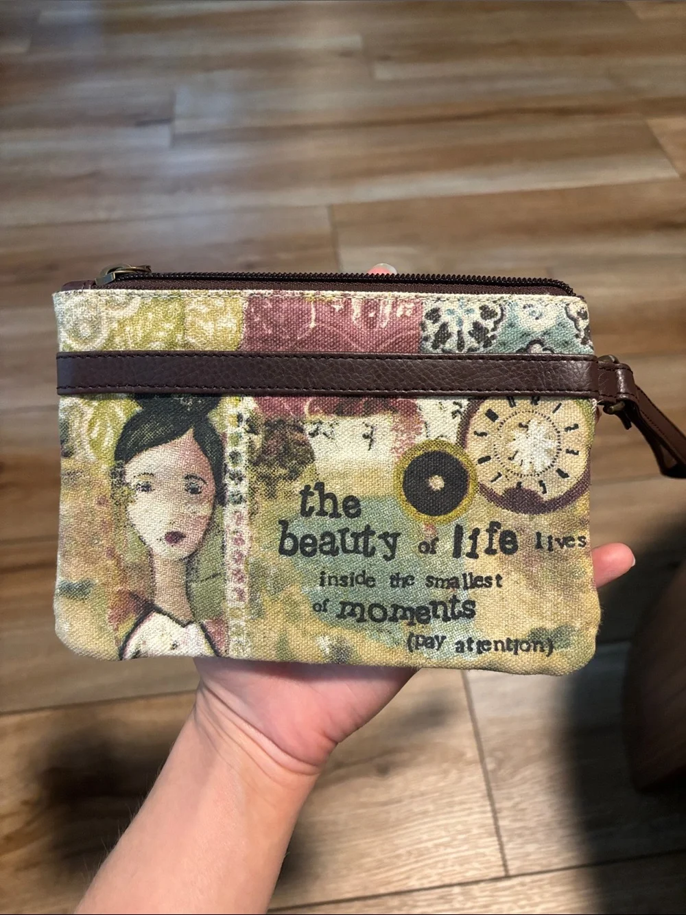 Kelly Rae Robert’s Artistry Coin Purse